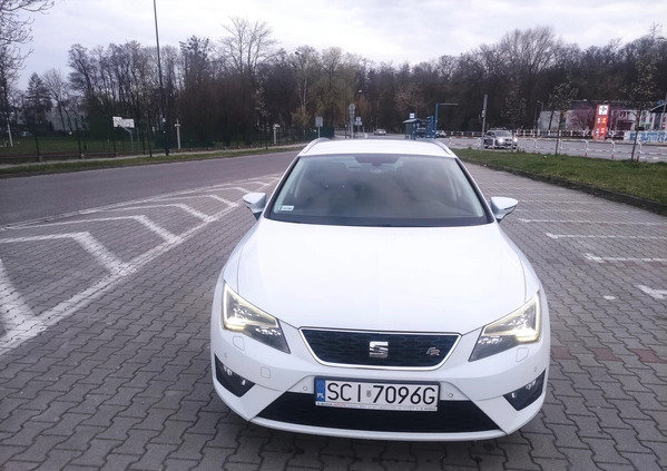 Seat Leon cena 44000 przebieg: 134308, rok produkcji 2015 z Żory małe 137